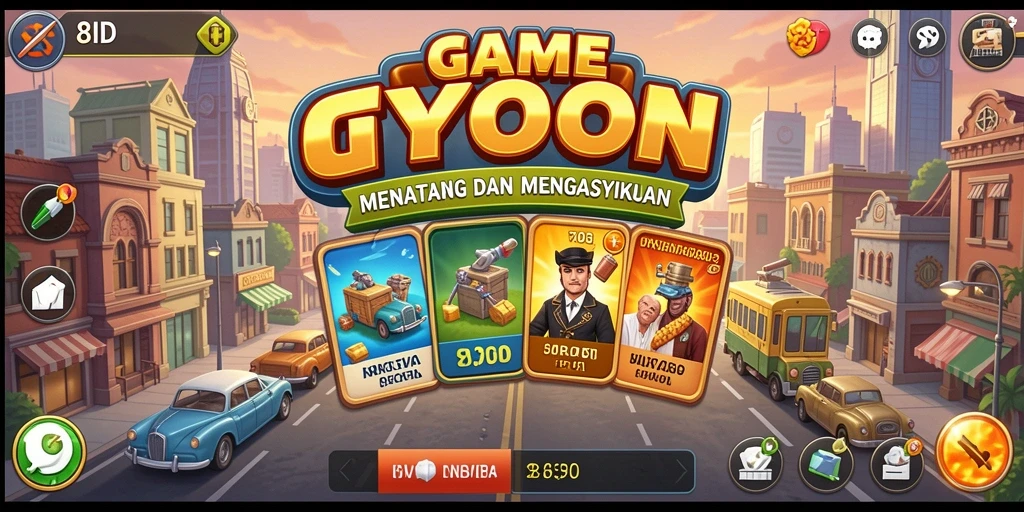 Screenshot gameplay 8ID yang menunjukkan aksi manajemen bisnis Tycoon.