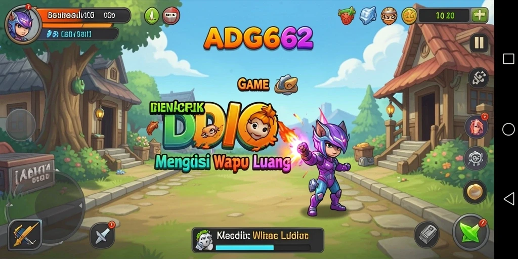 Gameplay ADG62 yang seru dan adiktif dalam mode Idle.