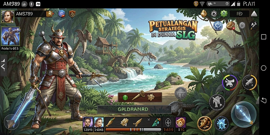 Tampilan gameplay mendalam AMS789 yang seru dan strategis.