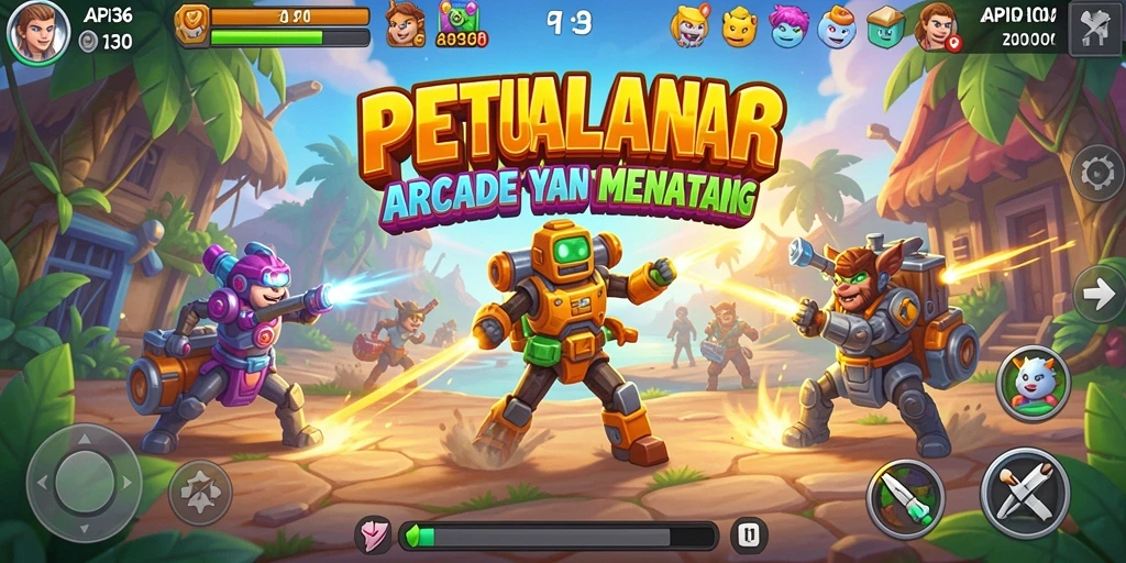 Tampilan dinamis dari gameplay seru API36 dalam aksi.