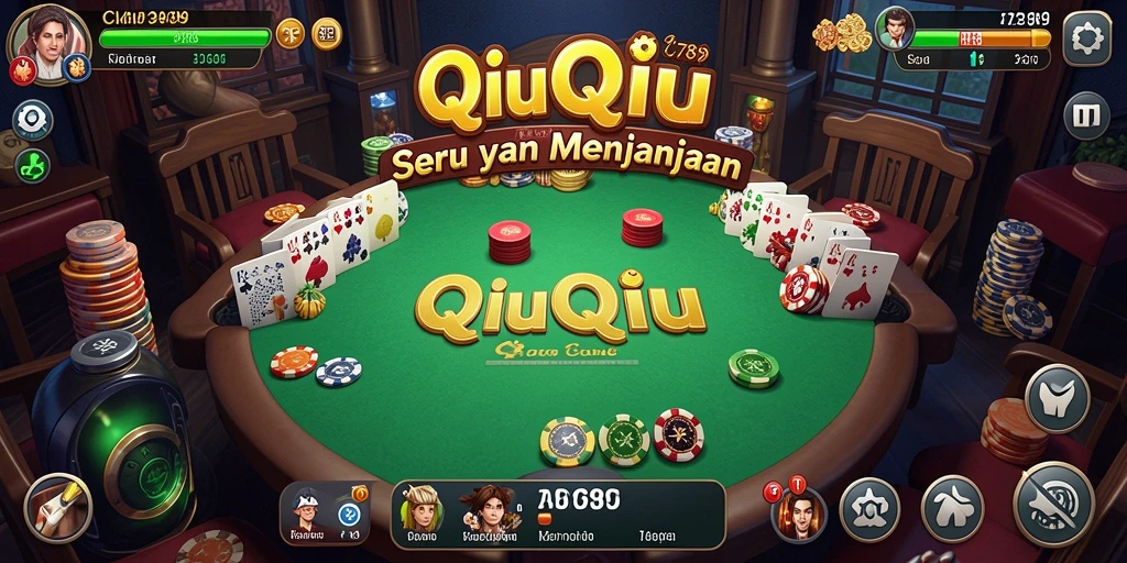 Tangkapan layar C789 menampilkan gameplay QiuQiu yang menarik dan seru.