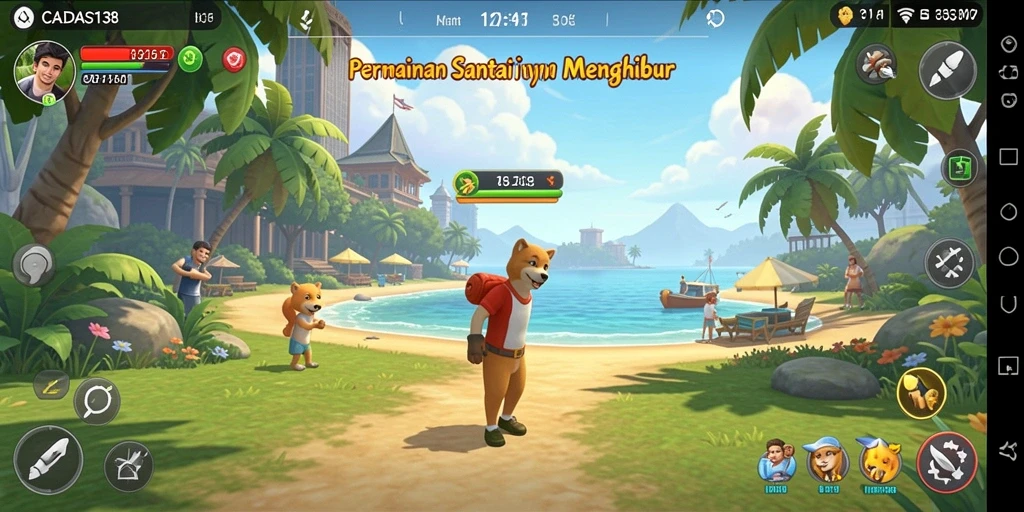 Screenshot gameplay <strong>CADAS138</strong> menampilkan aksi santai yang menghibur.