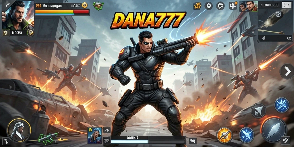 Screenshot DANA777 menunjukkan aksi pertarungan yang mendebarkan dan visual yang menakjubkan.