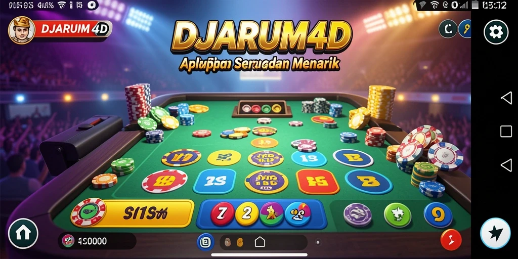 Screenshot gameplay utama DJARUM4D menampilkan suasana permainan Bingo yang seru.