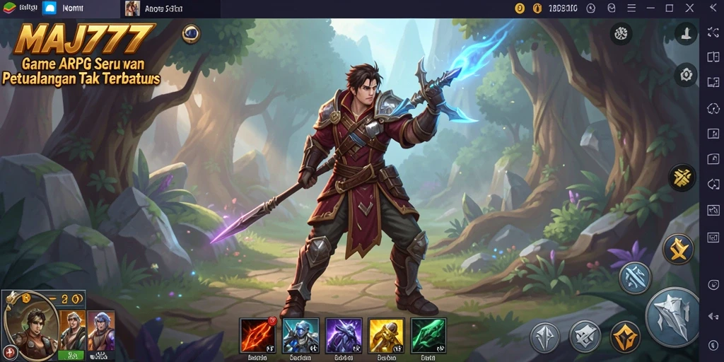 Tampilan menakjubkan dari gameplay ARPG yang seru.