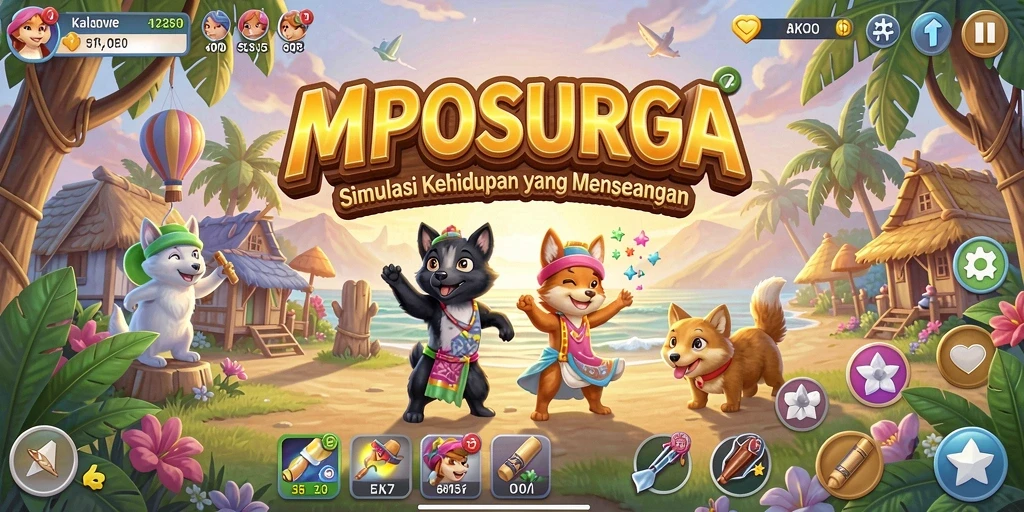 Tangkapan layar gameplay MPOSURGA yang menarik dan penuh detail.