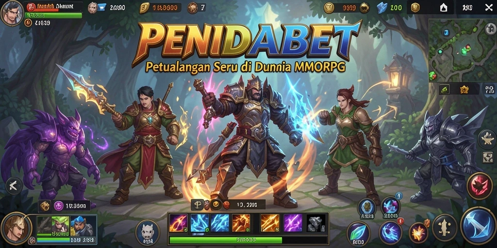 Tampilan gameplay PENIDABET yang menakjubkan dalam dunia MMORPG.