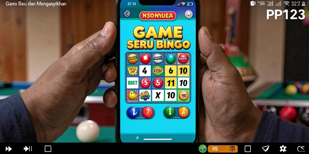 Screenshot gameplay PP123 menampilkan suasana permainan Bingo yang seru.