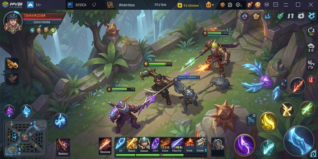 Screenshot gameplay PPV88 menampilkan aksi seru dan strategi tim.