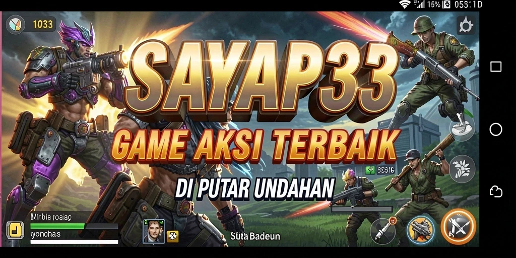 Tampilan mendebarkan dari gameplay SAYAP33 yang penuh aksi.