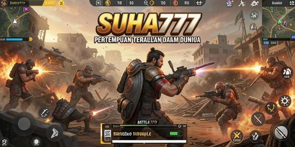 Gameplay seru SUHU777 dalam pertempuran Battle Royale.