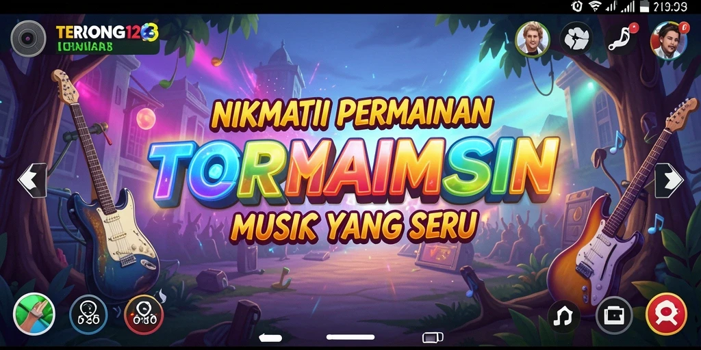 Tampilan menarik gameplay musik TERONG123 saat pemain beraksi.