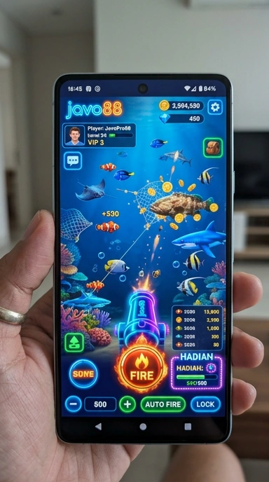 Halaman detail aplikasi javo88 dengan informasi lengkap.